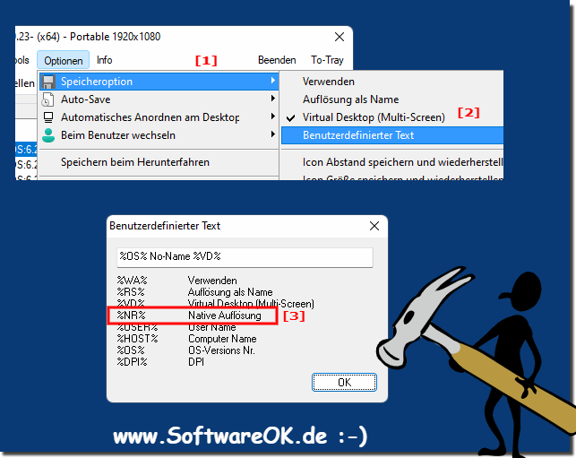 Die Native Bildschirm Auflsung Windows!