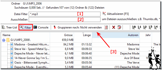 Dateien Finden und Ausdrucken mit DirPrintOK!