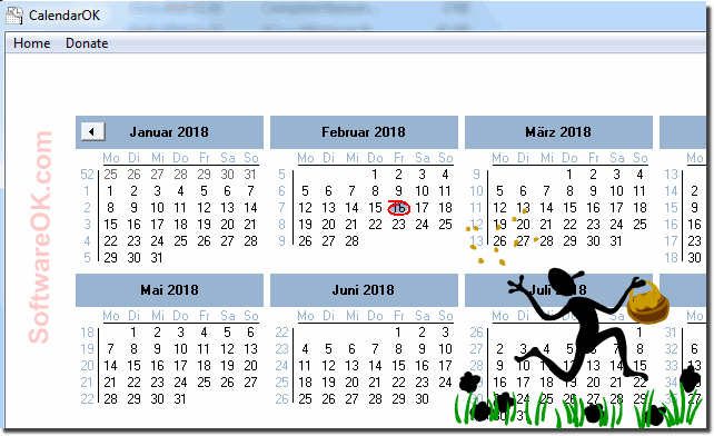 CalendarOK a Windows Desktop Calender Tool!