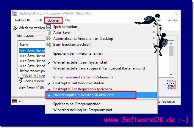 Desktop-OK den Zugriff beim Defender Ordner-Schutz W10 gewähren!