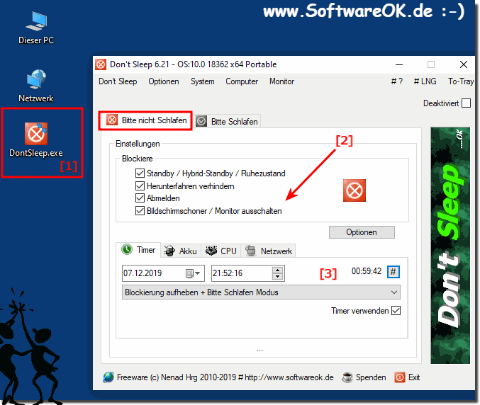 Bildschirmschoner verhindern unter Windows 10, 8.1, ...!