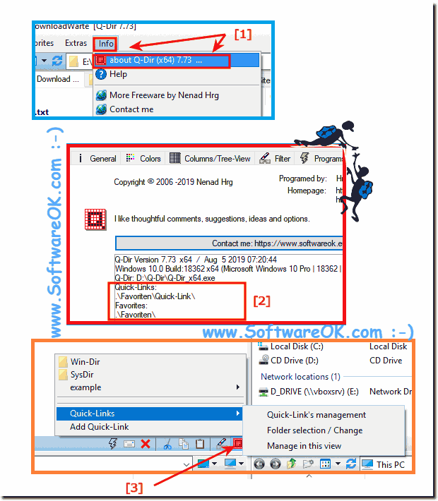 Greifen Sie auf Quicklinks zu, finden Sie den Ordner in den Datei-Explorer-Ansichten, wie es geht!  