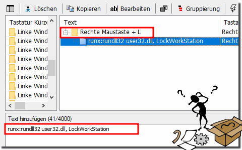 Sperren Sie Ihren Computer mit der Maus Taste!