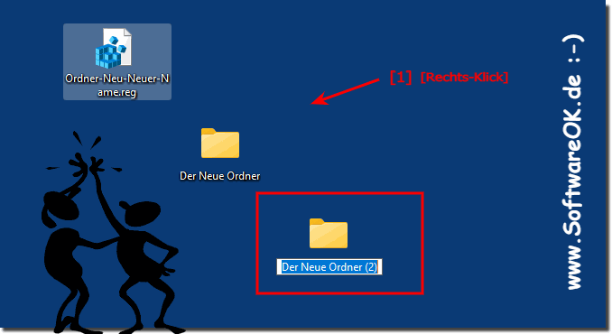 Neu Ordner und der Neue Ordner Name auf Windows 11,10!