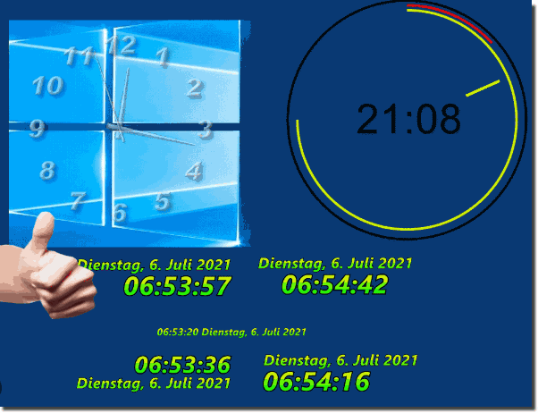 Die Kategorie Desktop Uhren auf Software OK!