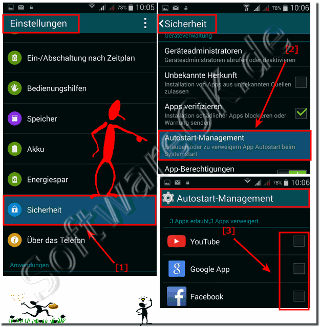 Den Autostart-Manager am Android Handy einrichten!