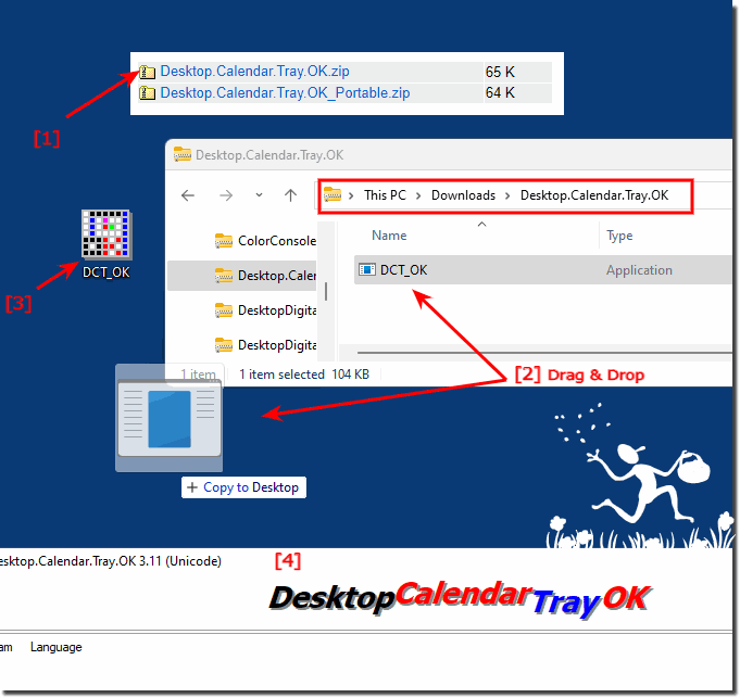 Desktop Kalender unter Windows 11 weiterverwenden!