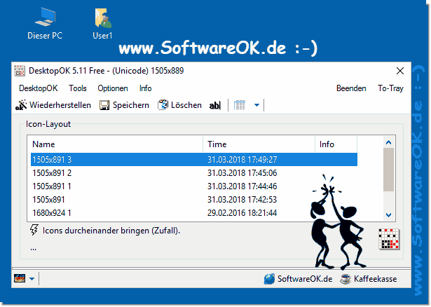 DesktopOK für alle Windows x64 und x32/x86 Betriebssysteme!
