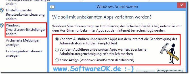 Der SmartScreen unter Windows!