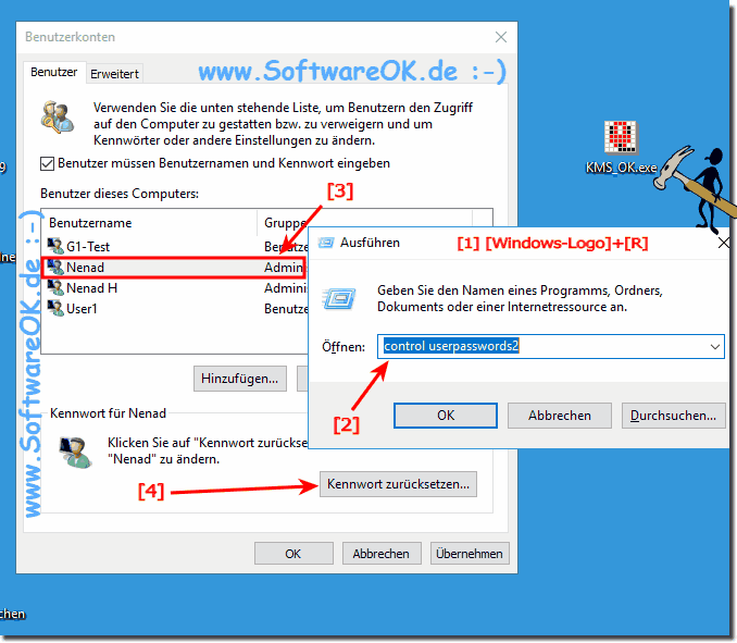 Kennwort nderungsanforderung unter Windows!