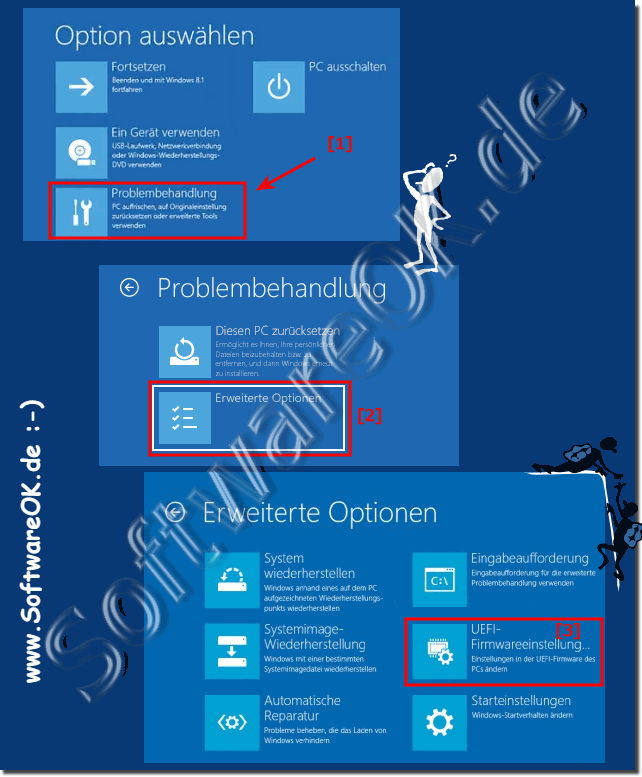 UEFI In den Windows 11, 10, ... Problem-Behandlung!