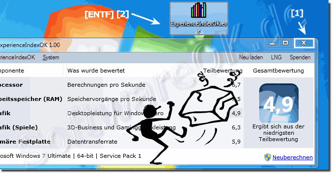 ExperienceIndexOKdeinstallieren bzw. entfernen!