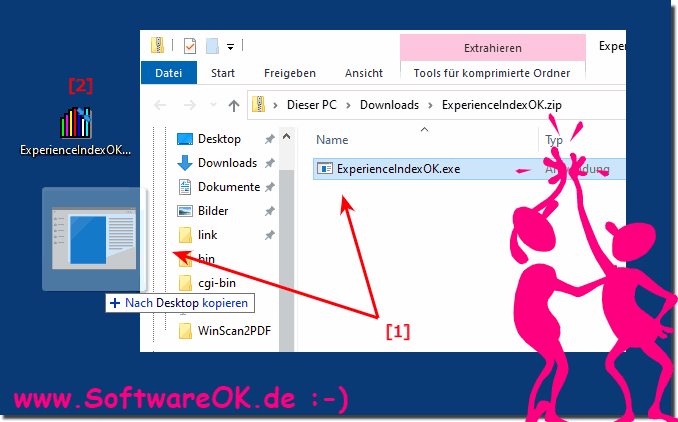 Windows Leistungsindex wieder Korrekt auslesen über den Desktop!