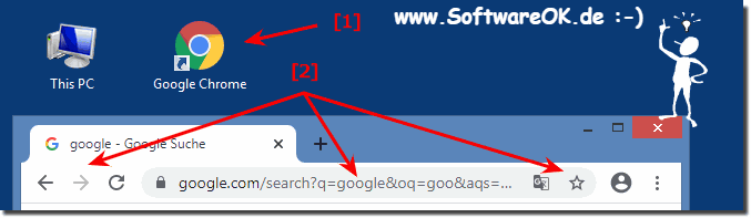 Adressleiste im Browser Google Chrome!