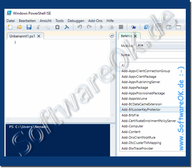 PowerShell ISE auf Windows 10!