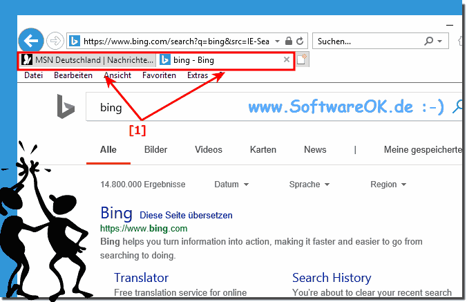 Tabbed-Browsing im IE 11!