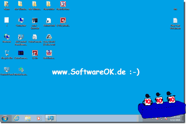 Windows-7-Desktop-Beispiel!