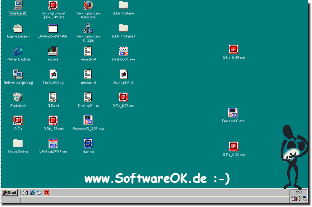 Windows 98 Desktop Beispiel!