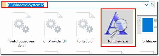 Windows Schriftvorschau - Schriftbetrachter!
