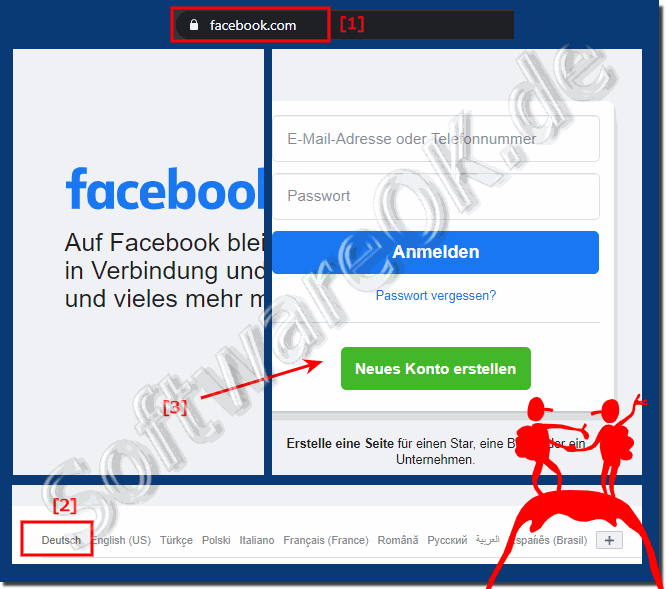 Neues Konto erstellen auf FaceBook.de!