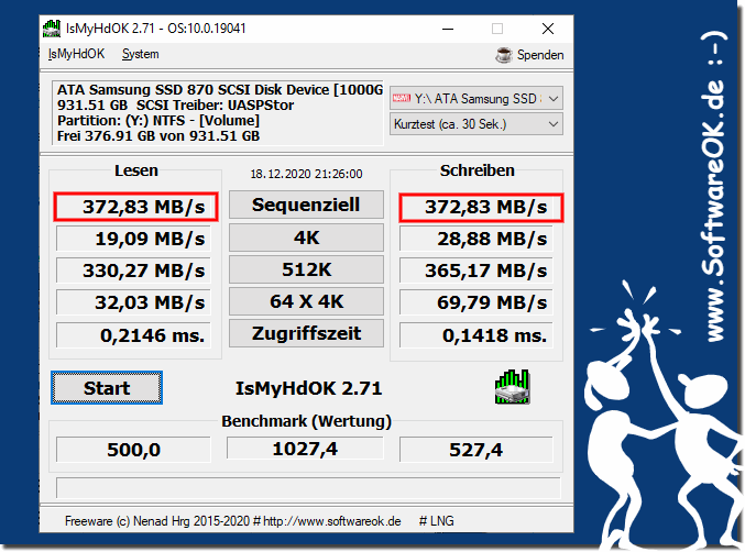 Externe SSD Festplatte Samsung unter Windows 10!