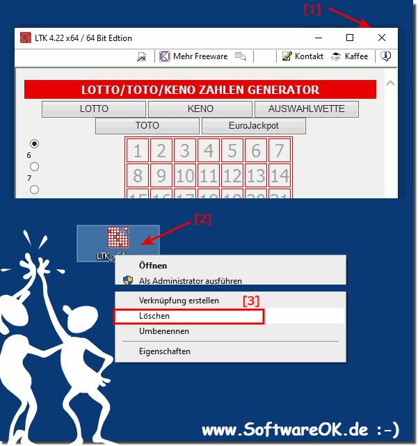 Lotto, Toto, Keno Tool unter Windows Entfernen!