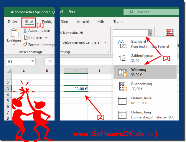 Benutzerdefinierte Formatierung der Zelle in Excel!