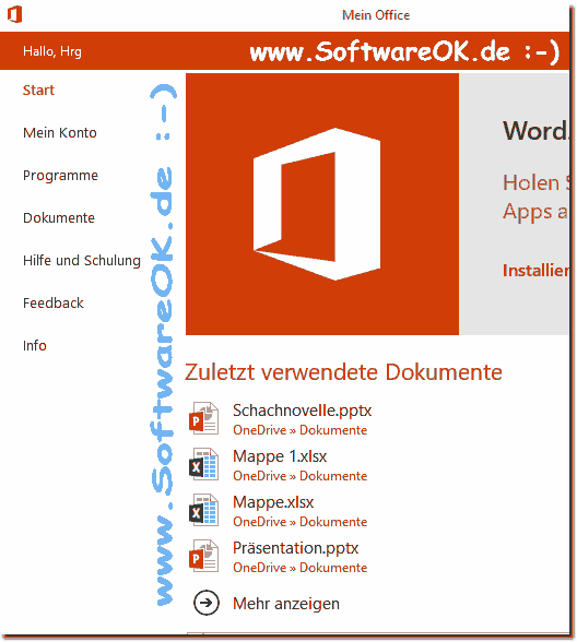 Danach kann man schon die dokumente von onedrive fnen und bearbeiten!