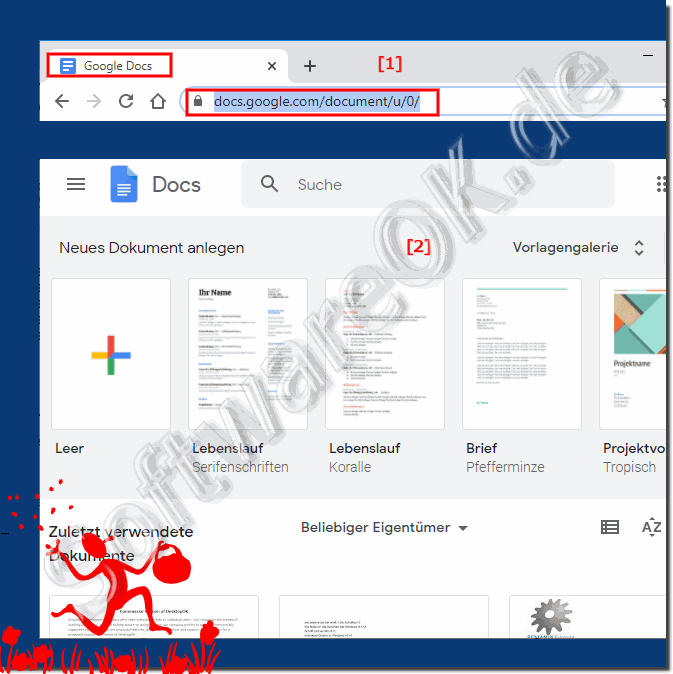 Microsoft Office Dokumente mit Google Docs Öffnen!
