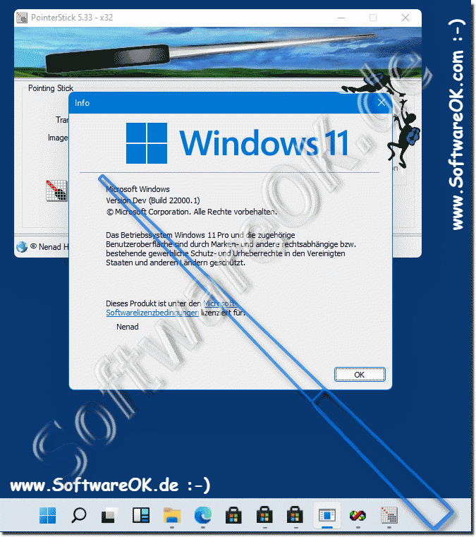 Der grösste  Virtuellen Zeigestab auf Windows 11 problemlos!