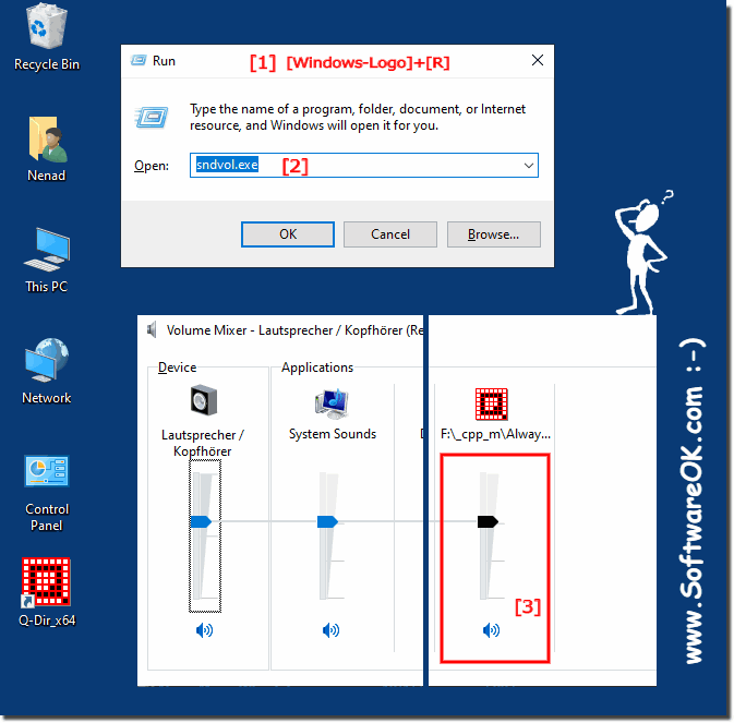 Klicken Sie auf Navigationssound Windows 10 und Soundeinstellungen!