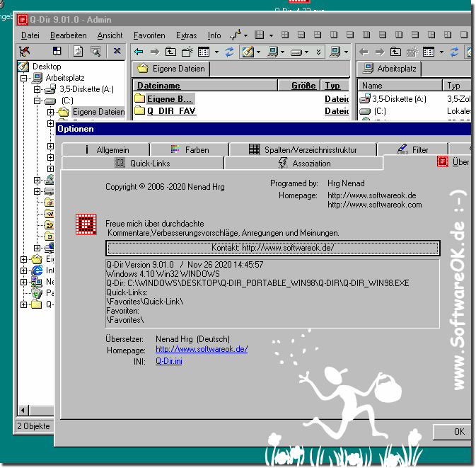 Ordnerverwaltung Windows 98 9.01 im Dezember 2020! 