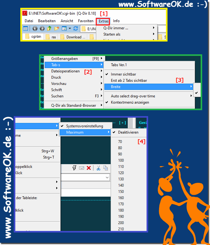 Explorer Ordner Registerkarte anpassen