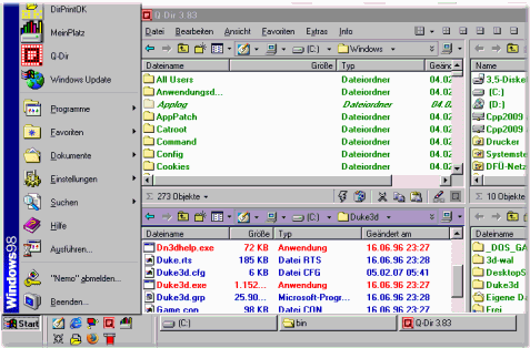 Q-Dir 3.83 in Windows