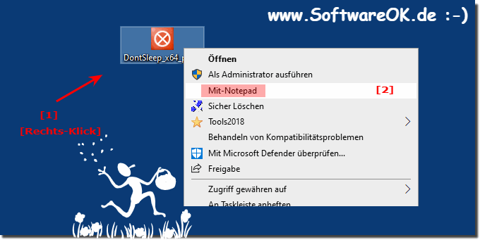Jede Datei mit Notepad öffnen aus dem Datei Explorer!