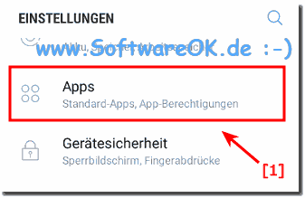 Apps unter Samsung Smartphone!