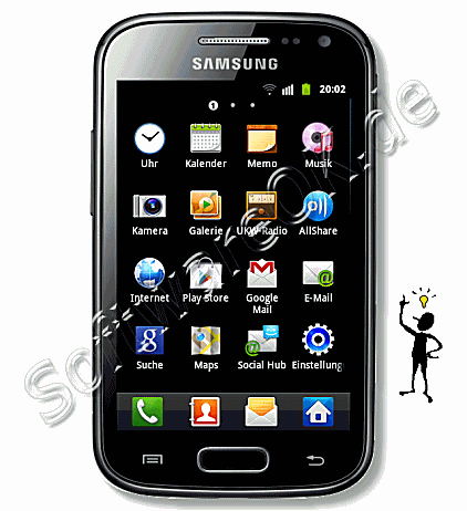am Samsung Galaxy die Anwendungen (Apps) öffnen!