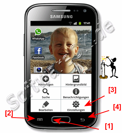 Samsung Galaxy Einstellungen!