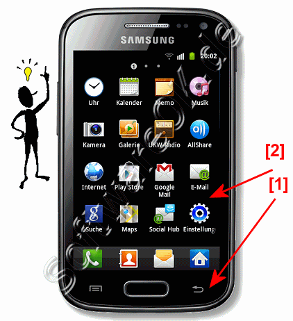 Samsung Galaxy Einstellungen!