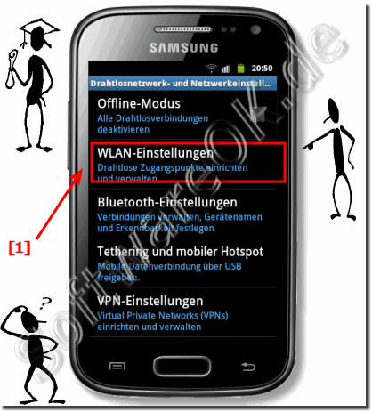 WLAN Einstellungen Samsung Galaxy