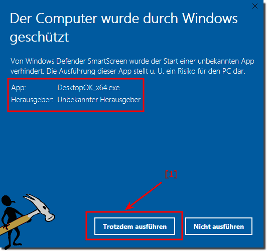 Windows 10 Software Ausführen!