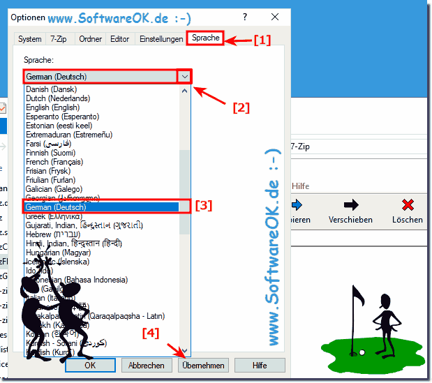 7-Zip Kontextmen auf Deutsch umstellen Windows 7/8.1/10!