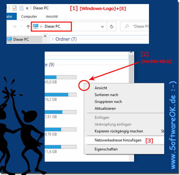 Der Netzlaufwerk-Ordner Unter Windows 10!