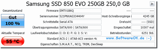Ist meine SSD zu heiß, was ist die Empfolene Temperatur? 