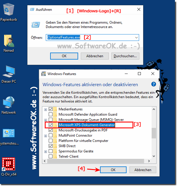 XPS-Drucker auf  Miscrosoft Windows 11 aktivieren!
