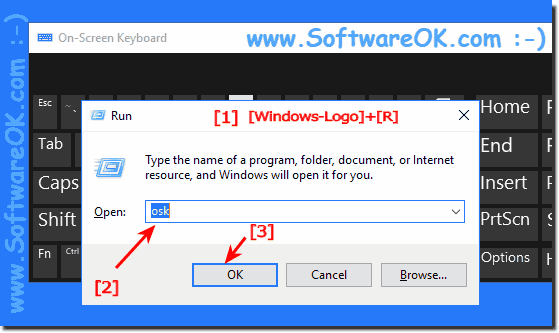 Führen Sie OSK unter All-Windows aus!