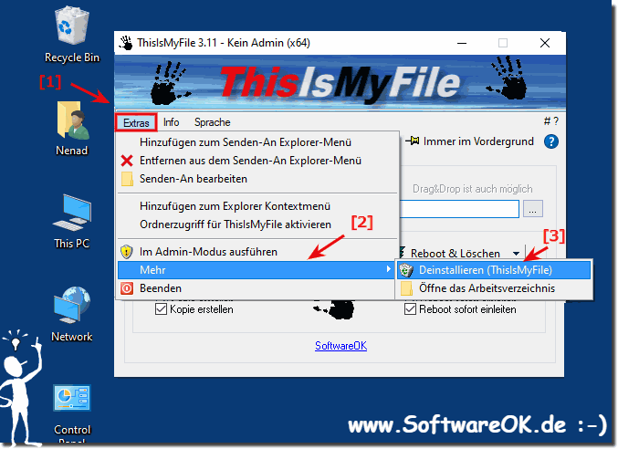 ThisIsMyFile Datei Unlocker deinstallieren!