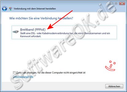 T-Online TDSL Windows Vista Breitband PPPoE