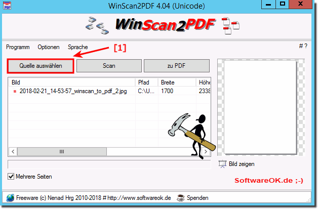 WinScan2PDF Scanner!