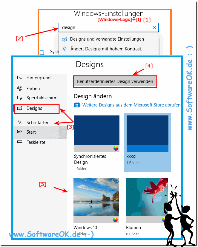 Das Ändern vom Windows-10 Design bzw Thema!